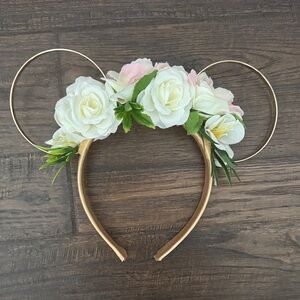 Gold flower Disney ears